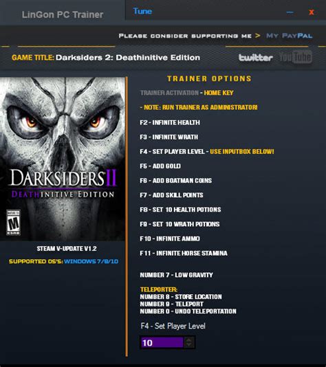 darksiders ii deathinitive edition trainer|Darksiders II .